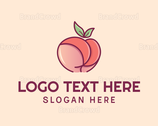 Sexy Lingerie Peach Logo