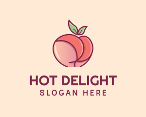 Sexy Lingerie Peach logo design