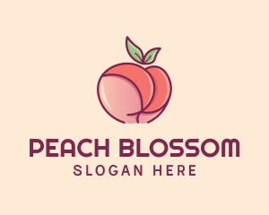 Peach - Sexy Lingerie Peach logo design