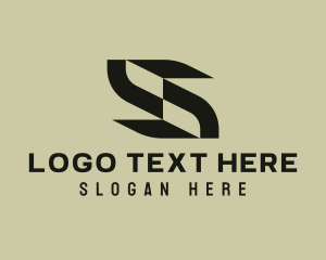 Modern Futuristic Letter S  Logo