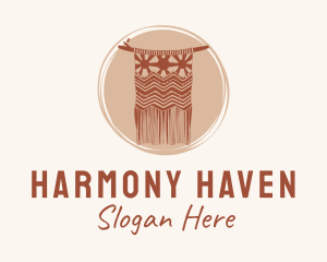 Brown Macrame Decor  Logo