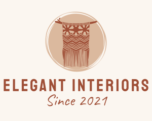 Brown Macrame Decor  logo design