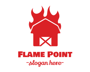 Flaming Hot Barn  logo design