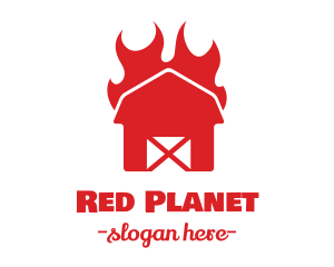 Flaming Hot Barn  logo design