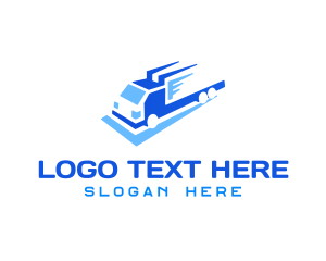 Truck - Fast Logistics Truck logo design