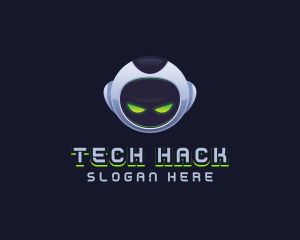 Cyber Tech Robot logo design