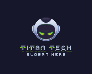 Cyber Tech Robot logo design