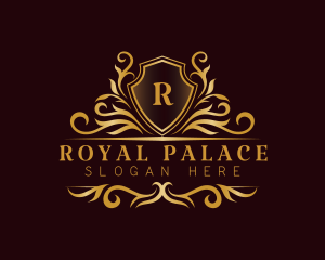 Royalty Deluxe Shield logo design