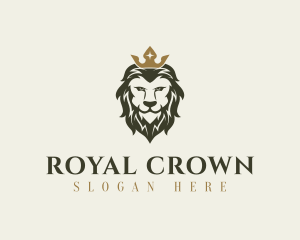 Royal Crown Lion logo design