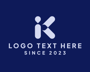 Monogram - Modern Business Technology logo design