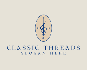 Embroidery Needle Thread logo design