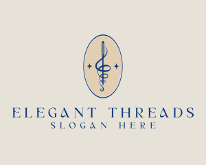 Embroidery Needle Thread logo design