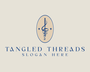 Embroidery Needle Thread logo design