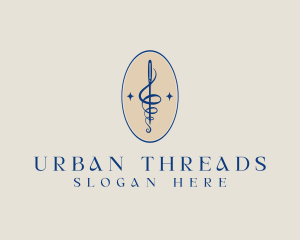 Embroidery Needle Thread logo design