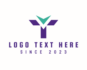 Call Center - Telecom Industry Letter T logo design