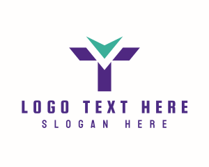 Telecom Industry Letter T Logo