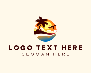 Explorer - Travel Plane Resort logo design