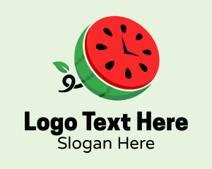 Watermelon Fruit Time  Logo