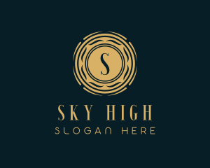 Gold High End Boutique logo design