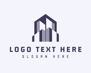 Residential - Urban Building Architecture logo design