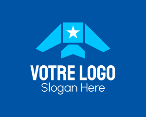 Star Airplane Aviation  Logo