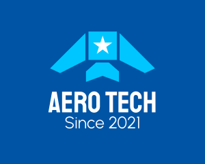 Aero - Star Airplane Aviation logo design