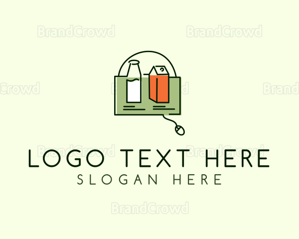 Online Grocery Shopping Logo