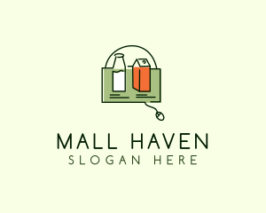 Online Grocery Shopping  logo design