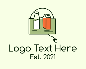 Grocery Store - Online Grocery Shopping logo design