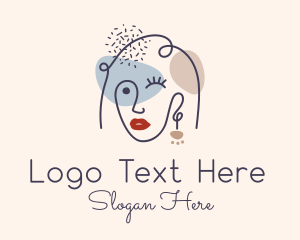 Fashionista - Woman Beauty Jewelry logo design