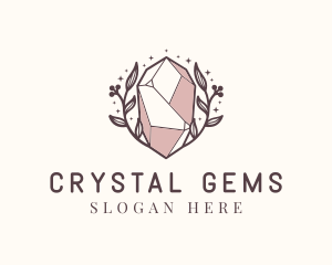 Luxury Gemstone Jewelry logo design