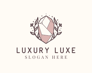 Luxury Gemstone Jewelry logo design