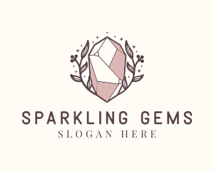 Luxury Gemstone Jewelry logo design