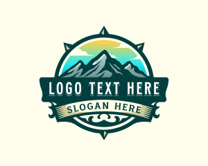 Outdoor Mountain Compass Logo