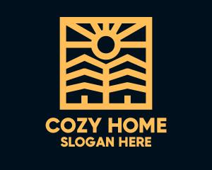 Golden Sun Property Homes logo design