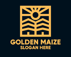 Golden Sun Property Homes logo design