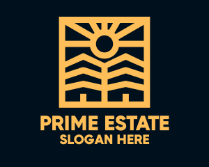 Property - Golden Sun Property Homes logo design