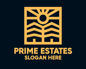 Property - Golden Sun Property Homes logo design