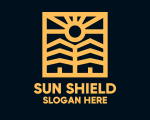 Golden Sun Property Homes logo design