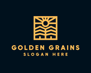 Golden Sun Property Homes logo design