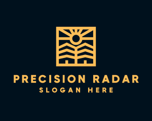 Golden Sun Property Homes logo design