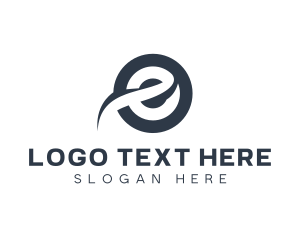 Modern Electronic Mail Letter E Logo