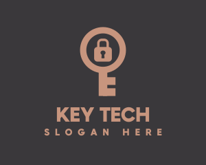 Key - Minimalist Locksmith Key logo design