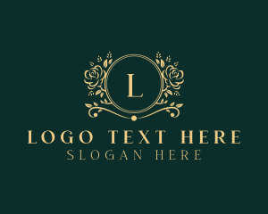 Wedding Planner - Floral Wreath Boutique logo design