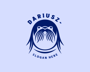 Walrus Arctic Animal Logo
