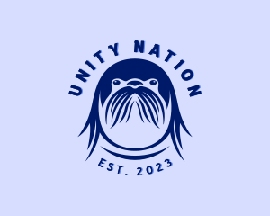 Walrus Arctic Wildlife logo design