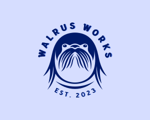 Walrus - Walrus Arctic Animal logo design