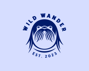 Walrus Arctic Wildlife logo design