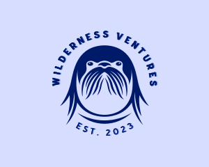 Walrus Arctic Animal logo design