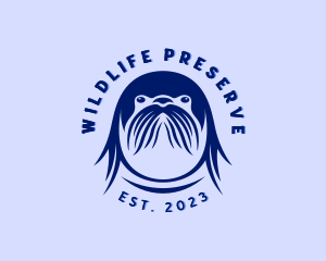 Walrus Arctic Wildlife logo design